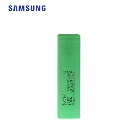 Accu Samsung 25R 2500mAh 35A, 25R Samsung 18650, batterie 25R Samsung