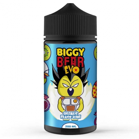 E-liquide Grenade Fraise Kiwi Biggy Bear Evo 200ml