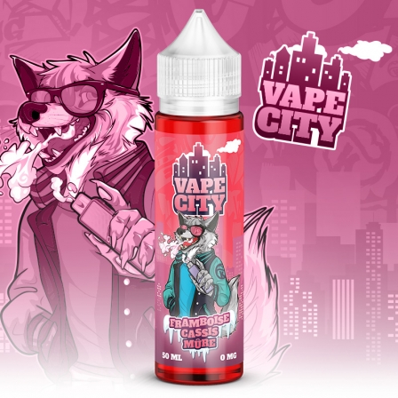 E liquide Framboise Cassis Mûre Vape City 50ml