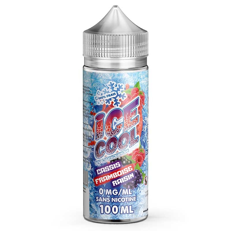 E liquide Cassis Framboise Raisin Ice Cool 50ml