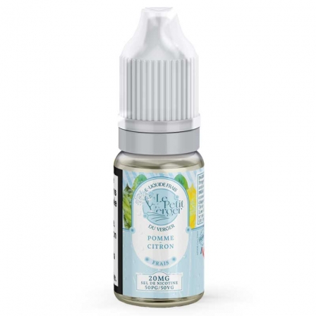 E-liquide Pomme Citron Frais Sels de nicotine Le Petit Verger 10ml