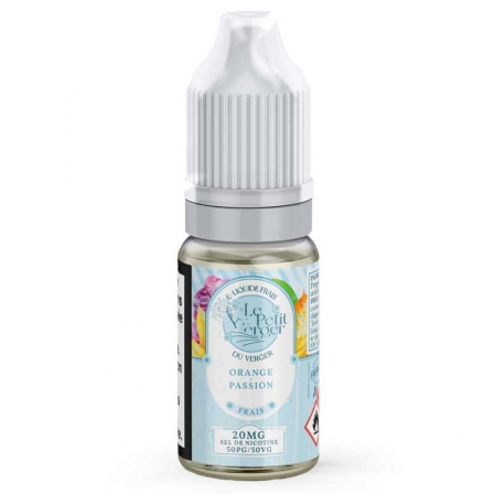 E-liquide Orange Passion Frais Sels de nicotine Le Petit Verger 10ml