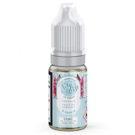 E-liquide Fruit du Serpent Grenade Frais Sels de nicotine Le Petit Verger 10ml