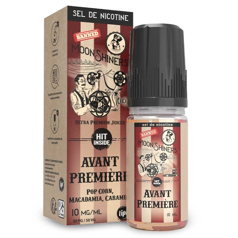 E-liquide Avant Première Sels de nicotine Moonshiners 10ml