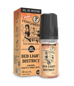 E-liquide Red Light District Sels de nicotine Moonshiners 10ml