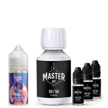 Pack 200 ml Base e liquide DIY 50/50 Master e liquide DIY