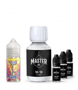 Pack 200 ml Base e liquide DIY 50/50 Master e liquide DIY