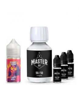 Pack 200 ml Base e liquide DIY 50/50 Master e liquide DIY