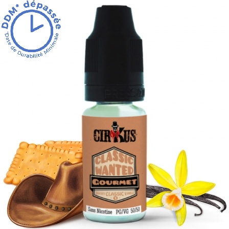 E liquide Gourmet Classic Wanted | Tabac Blond Vanille Biscuit