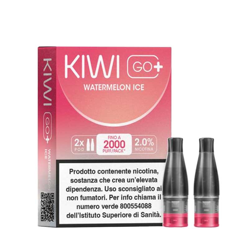 Cartouches Kiwi Go+ Pré-remplies Kiwi Vapor (X2)