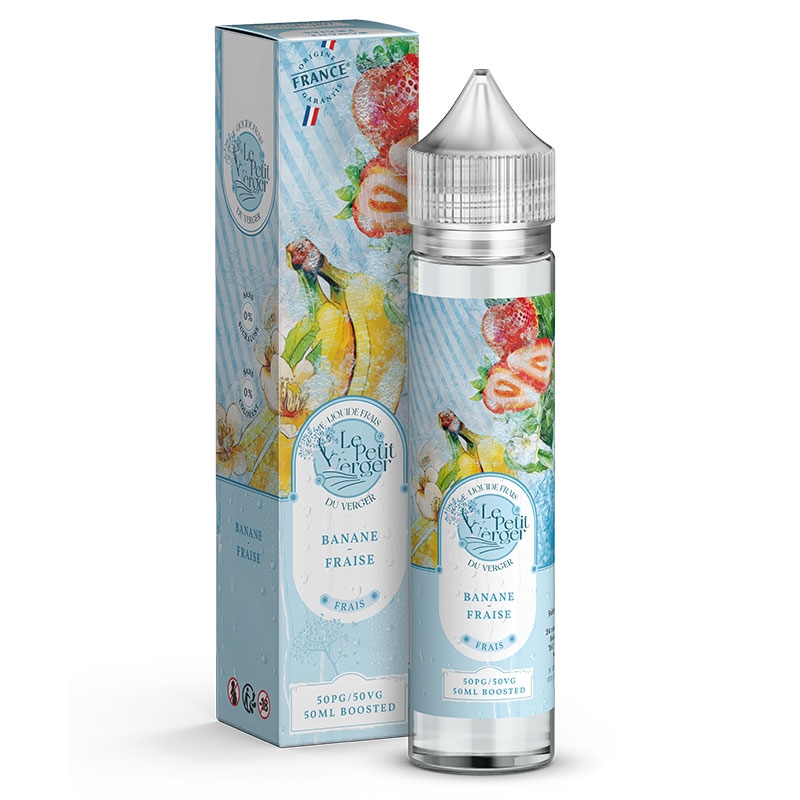 E-liquide Banane Fraise Frais Le Petit Verger 50ml