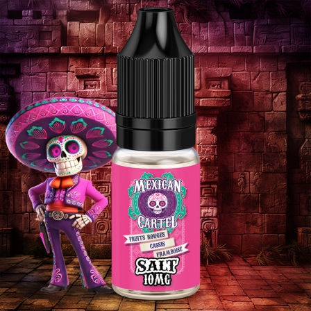 E-liquide Fruits Rouges Cassis Framboise Salt Mexican Cartel 10ml