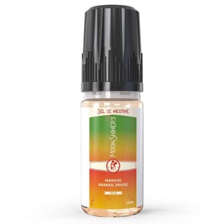 E-liquide Mangue Ananas Fraise Sels de Nicotine Moonshiners 10ml