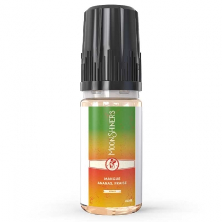 E-liquide Mangue Ananas Fraise Moonshiners 10ml