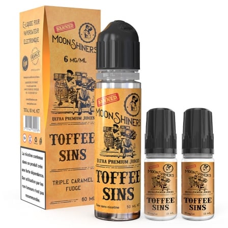 E liquide Toffee Sins Easy2Shake Moonshiners 60ml