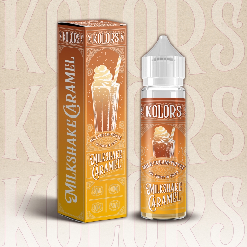 E-liquide Milkshake Caramel Kolors 50ml