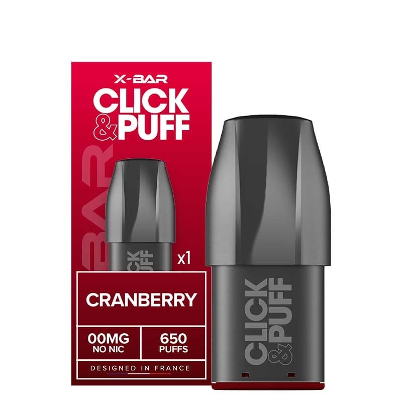 E liquide Cartouche Click & Puff X-Bar