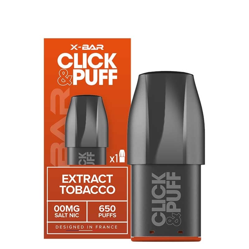 E liquide Cartouche Click & Puff X-Bar