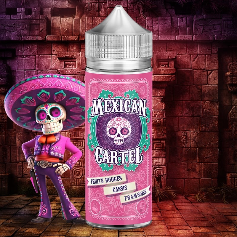 E-liquide Fruits Rouges Cassis Framboise Mexican Cartel 2023 50ml ou 100ml