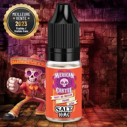 E-liquide Fruit du Dragon Fraise Mûre Salt Mexican Cartel 10ml