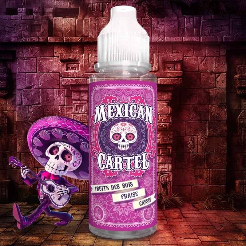 E-liquide Fruits des Bois Fraise Cassis Mexican Cartel 50ml ou 100ml