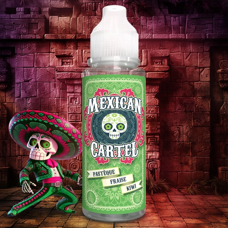 E liquide Pastèque Fraise Kiwi Mexican Cartel 50ml / 100ml