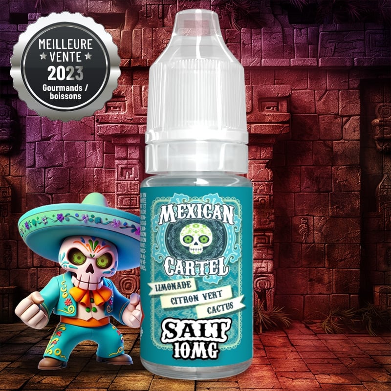 E-liquide Limonade Citron Vert Cactus Salt Mexican Cartel 10ml