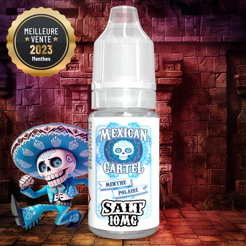 E-liquide Menthe Polaire Salt Mexican Cartel 10ml