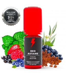 E liquide Red Astaire T-Juice | Fruits rouges Raisin noir Eucalyptus Anis Menthe