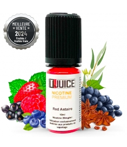 E liquide Red Astaire Nicotine Premium T-Juice | Sel de Nicotine