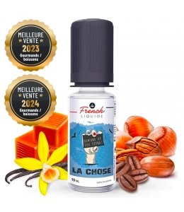 E liquide La Chose Le French Liquide | Caramel Noisette Café Noix de pécan Vanille